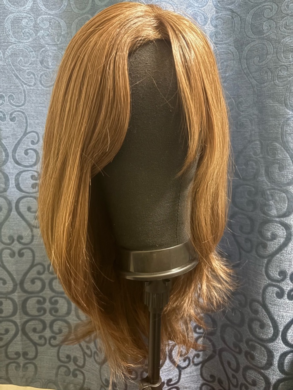 Everyday Layered Wig with Side Bangs - Light Brown
